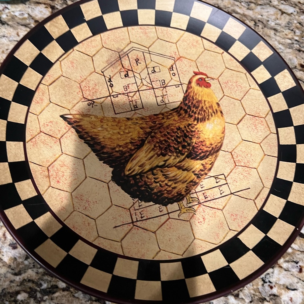 Rooster plate